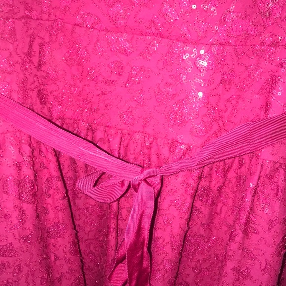 Stunning Pink Beaded BCBG dress - Picture 5 of 16